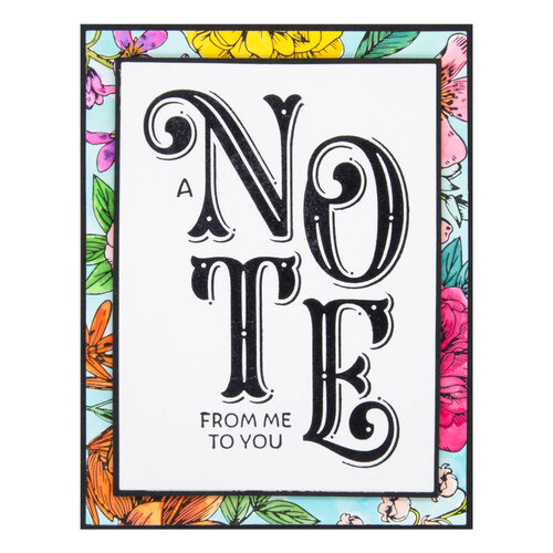 Spellbinders - BetterPress Collection - Press Plates - A Note from Me to You 4 Spellbinders - BetterPress Collection - Press Plates - A Note from Me to You