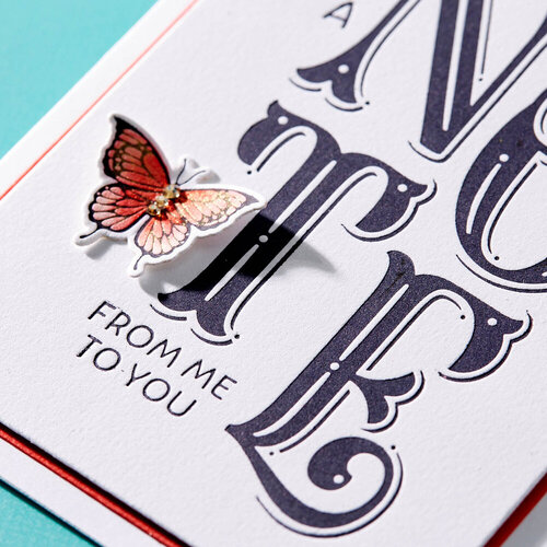 Spellbinders - BetterPress Collection - Press Plates - A Note from Me to You 8 Spellbinders - BetterPress Collection - Press Plates - A Note from Me to You