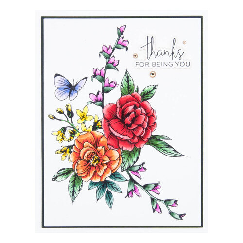 Spellbinders - BetterPress Collection - Press Plates - Butterfly Bouquet