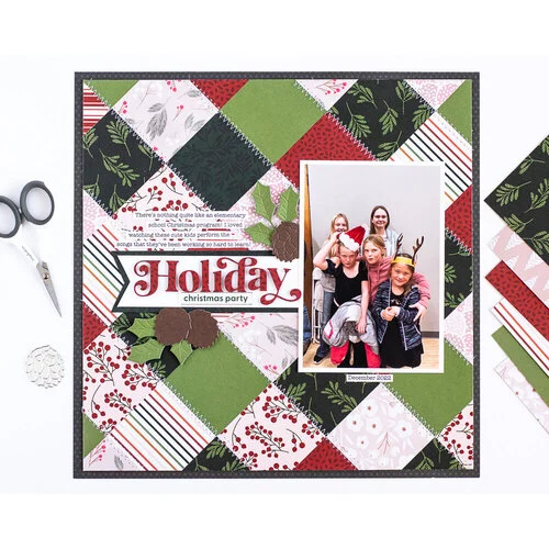 Scrapbook.com - Noel - Patterned Cardstock Paper Pad - Double Sided - A2 - 4.25 x 5.5 - 40 Sheets 7 Scrapbook.com - Noel - Patterned Cardstock Paper Pad - Double Sided - A2 - 4.25 x 5.5 - 40 Sheets