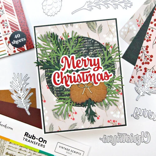 Scrapbook.com - Noel - Patterned Cardstock Paper Pad - Double Sided - A2 - 4.25 x 5.5 - 40 Sheets 9 Scrapbook.com - Noel - Patterned Cardstock Paper Pad - Double Sided - A2 - 4.25 x 5.5 - 40 Sheets