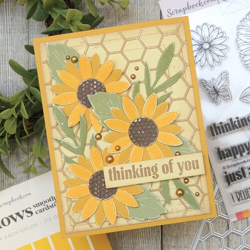 Scrapbook.com - Yellows - Smooth Cardstock Paper Pad - 6x8 - 40 Sheets