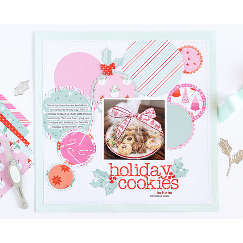 Scrapbook.com - Merry - Patterned Cardstock Paper Pad - Double Sided - 6x8 - 40 Sheets 5 Scrapbook.com - Merry - Patterned Cardstock Paper Pad - Double Sided - 6x8 - 40 Sheets