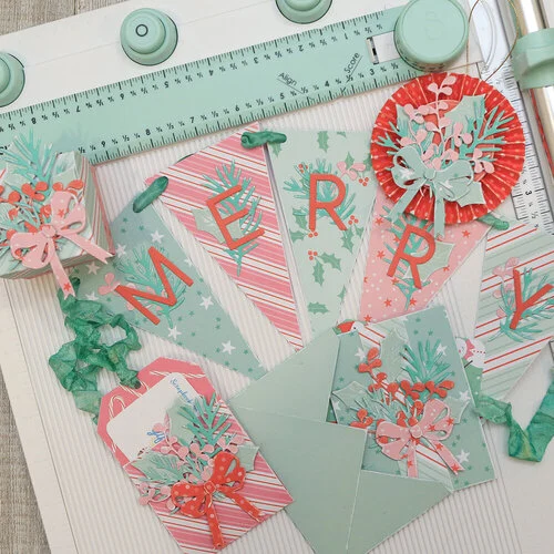Scrapbook.com - Merry - Patterned Cardstock Paper Pad - Double Sided - 6x8 - 40 Sheets 7 Scrapbook.com - Merry - Patterned Cardstock Paper Pad - Double Sided - 6x8 - 40 Sheets