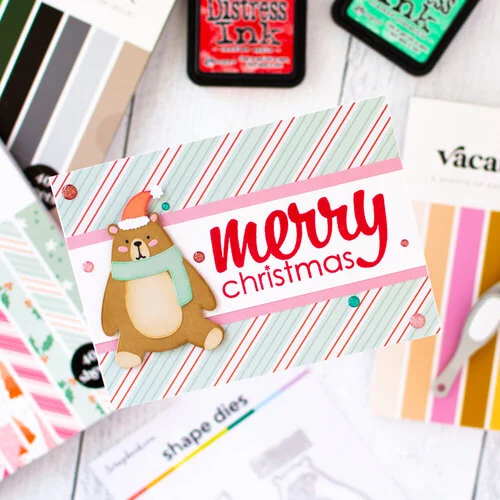 Scrapbook.com - Merry - Patterned Cardstock Paper Pad - Double Sided - 6x8 - 40 Sheets 8 Scrapbook.com - Merry - Patterned Cardstock Paper Pad - Double Sided - 6x8 - 40 Sheets