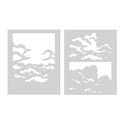 Hero Arts - Color Layering Stencils - Clouds