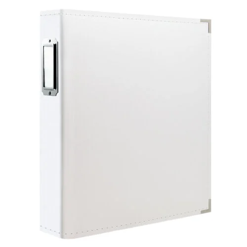 Scrapbook.com - 9x12 Three Ring Album - White 1 Scrapbook.com - 9x12 Three Ring Album - White