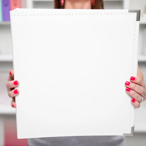 Scrapbook.com - 9x12 Three Ring Album - White 2 Scrapbook.com - 9x12 Three Ring Album - White