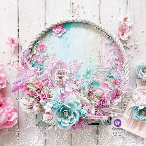 Prima - Postcards From Paradise Collection - Chipboard Stickers