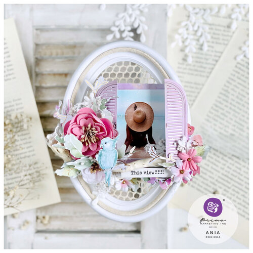 Prima - Postcards From Paradise Collection - Chipboard Stickers