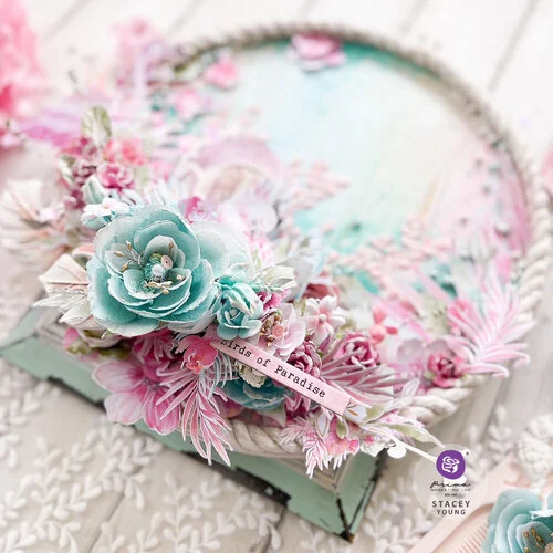 Prima - Postcards From Paradise Collection - Chipboard Stickers