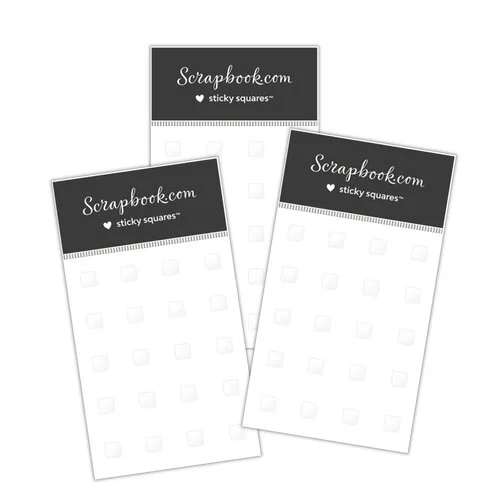Scrapbook.com - Sticky Squares - Small - 300 Pack