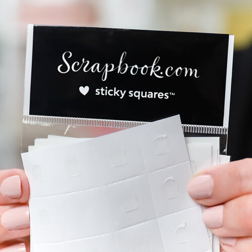 Scrapbook.com - Sticky Squares - Small - 300 Pack