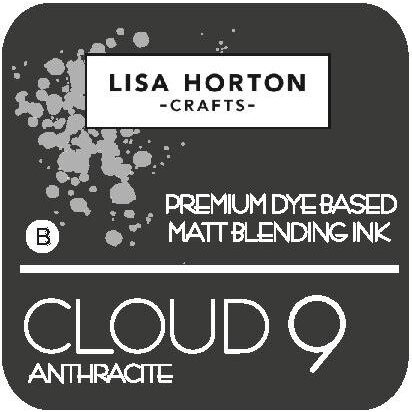 Lisa Horton Crafts - Cloud 9 - Premium Dye Based Ink Pad - Matte Blending Ink - Anthracite 1 Lisa Horton Crafts - Cloud 9 - Premium Dye Based Ink Pad - Matte Blending Ink - Anthracite