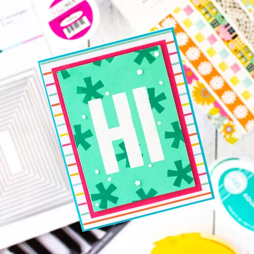Scrapbook.com - Clear Photopolymer Stamp Set - Bold Letters and Numbers - Large - Solid