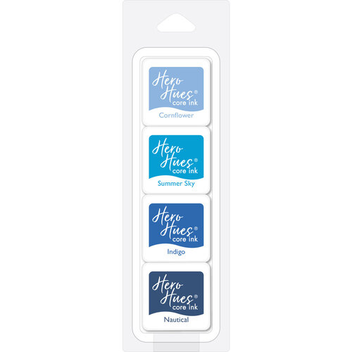 Hero Arts - Hero Hues - Ink Cubes Pack - Core - Sky Blues 1 Hero Arts - Hero Hues - Ink Cubes Pack - Core - Sky Blues