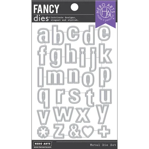Hero Arts - Fancy Dies - Luggage Lowercase Alphabet 1 Hero Arts - Fancy Dies - Luggage Lowercase Alphabet