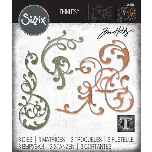 Sizzix - Tim Holtz - Alterations Collection - Thinlits Dies - Adorned 1 Sizzix - Tim Holtz - Alterations Collection - Thinlits Dies - Adorned