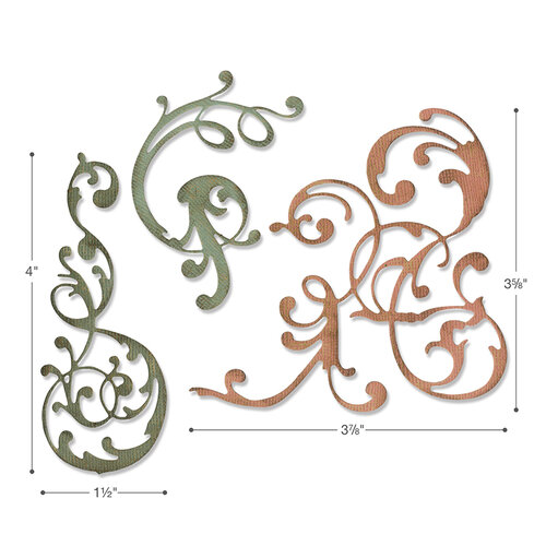 Sizzix - Tim Holtz - Alterations Collection - Thinlits Dies - Adorned 2 Sizzix - Tim Holtz - Alterations Collection - Thinlits Dies - Adorned