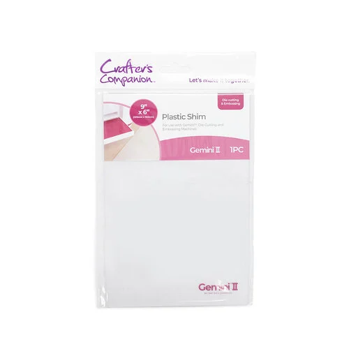 Crafter's Companion - Gemini - 9 x 6 Plastic Shim - Compatible With Select Machines 1 Crafter's Companion - Gemini - 9 x 6 Plastic Shim - Compatible With Select Machines