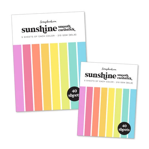Scrapbook.com - Sunshine - Smooth Cardstock Paper Pads - 2 Pack Bundle - A2 and 6x8 - 80 Sheets 1 Scrapbook.com - Sunshine - Smooth Cardstock Paper Pads - 2 Pack Bundle - A2 and 6x8 - 80 Sheets