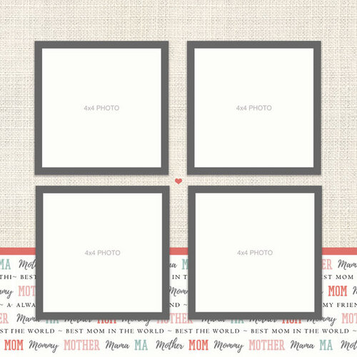 Scrapbook Customs - 12 x 12 Double Sided Paper - Mom Right Quick Page 2 Scrapbook Customs - 12 x 12 Double Sided Paper - Mom Right Quick Page