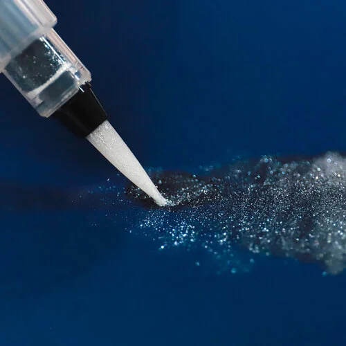 Scrapbook.com - Glitter Brush Marker - Clear Shimmer - 3 Pack
