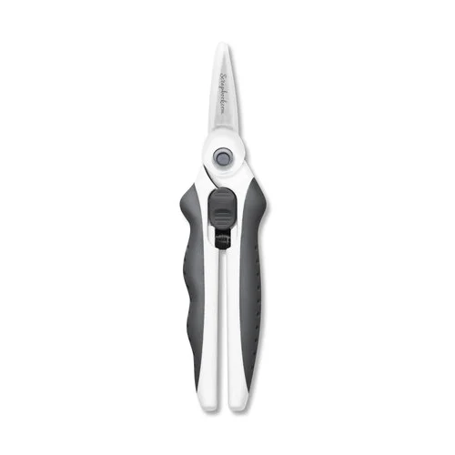 Scrapbook.com - Scissors - EasyGrip Ergonomic - Stainless Steel - Spring Action Precision - 6.5" 2 Scrapbook.com - Scissors - EasyGrip Ergonomic - Stainless Steel - Spring Action Precision - 6.5"