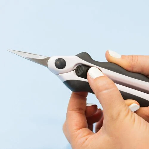Scrapbook.com - Scissors - EasyGrip Ergonomic - Stainless Steel - Spring Action Precision - 6.5" 8 Scrapbook.com - Scissors - EasyGrip Ergonomic - Stainless Steel - Spring Action Precision - 6.5"
