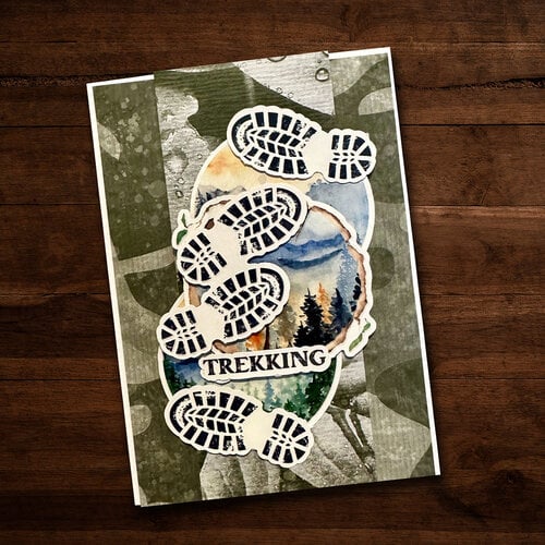 Paper Rose - Embossed Die Cuts - Mountain Trek 2.0