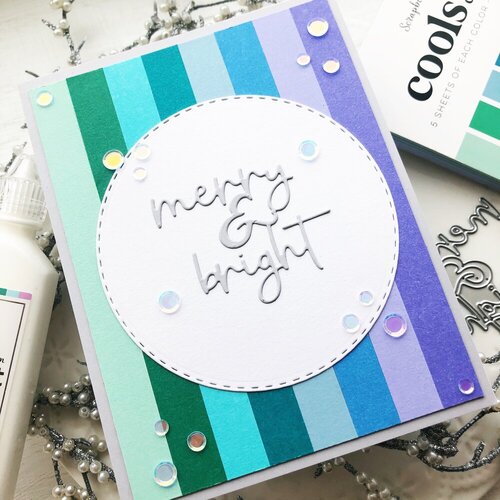 Scrapbook.com - Cools - Smooth Cardstock Paper Pad - 6x8 - 40 Sheets 3 Scrapbook.com - Cools - Smooth Cardstock Paper Pad - 6x8 - 40 Sheets