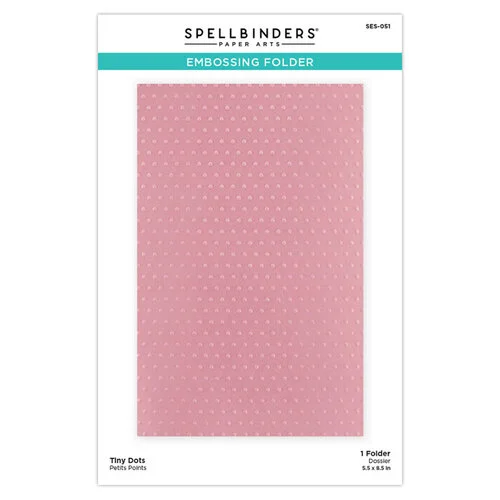 Spellbinders - Its My Party Too Collection - Embossing Folder - Tiny Dots