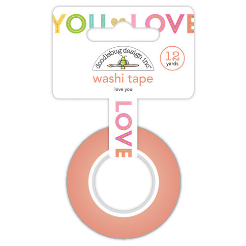 Doodlebug Design - Hello Again Collection - Washi Tape - Love You 1 Doodlebug Design - Hello Again Collection - Washi Tape - Love You