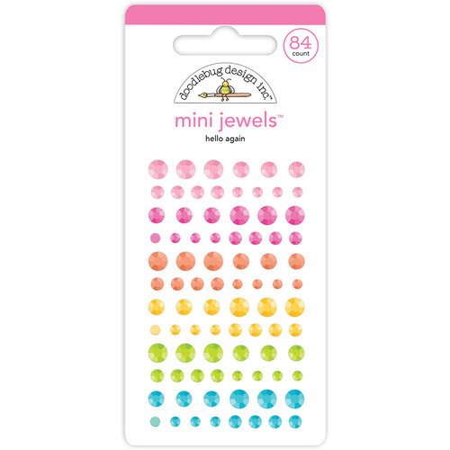 Doodlebug Design - Hello Again Collection - Mini Jewels - Hello Again 1 Doodlebug Design - Hello Again Collection - Mini Jewels - Hello Again