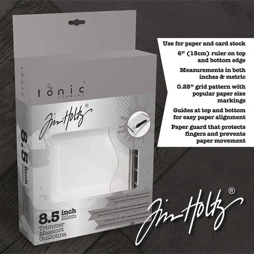 Tonic Studios - Tim Holtz - 8.5 Inch Guillotine Comfort Trimmer 5 Tonic Studios - Tim Holtz - 8.5 Inch Guillotine Comfort Trimmer