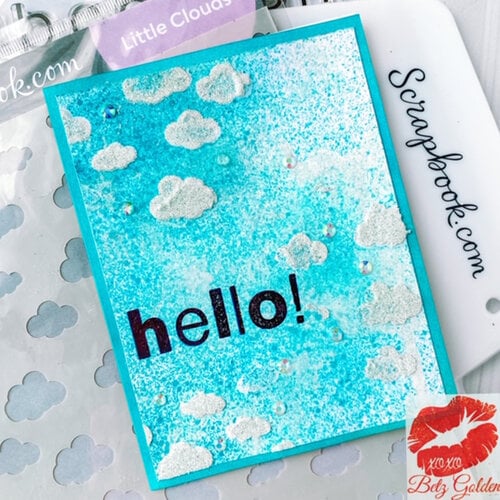 Scrapbook.com - Stencils - Little Clouds - 6x8 7 Scrapbook.com - Stencils - Little Clouds - 6x8