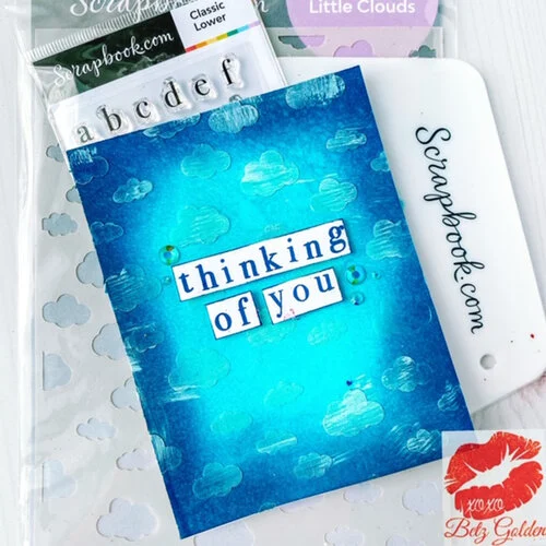 Scrapbook.com - Stencils - Little Clouds - 6x8 9 Scrapbook.com - Stencils - Little Clouds - 6x8