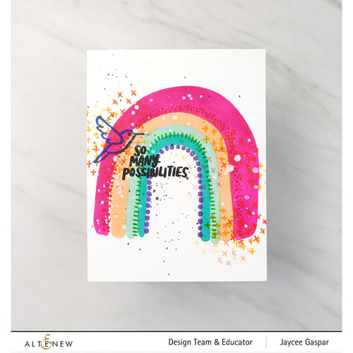 Altenew - Builder Stencil - 2 in 1 Set - Through The Rainbow 8 Altenew - Builder Stencil - 2 in 1 Set - Through The Rainbow