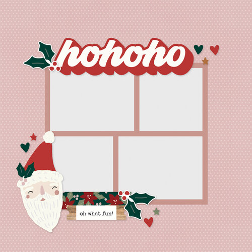 Simple Stories - Simple Pages Collection - Page Pieces - Boho Christmas