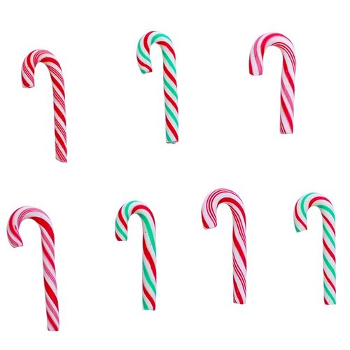 Buttons Galore and More - Flatbackz Collection - Embellishments - Candy Canes