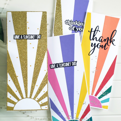 Scrapbook.com - Decorative Die - Slimline - Sunshine - Sunny Days Ahead 10 Scrapbook.com - Decorative Die - Slimline - Sunshine - Sunny Days Ahead