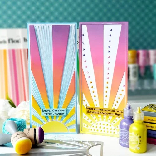 Scrapbook.com - Decorative Die - Slimline - Sunshine - Sunny Days Ahead 5 Scrapbook.com - Decorative Die - Slimline - Sunshine - Sunny Days Ahead