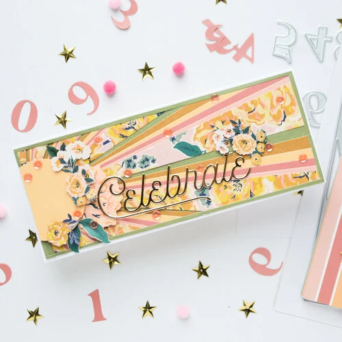 Scrapbook.com - Decorative Die - Slimline - Sunshine - Sunny Days Ahead 6 Scrapbook.com - Decorative Die - Slimline - Sunshine - Sunny Days Ahead