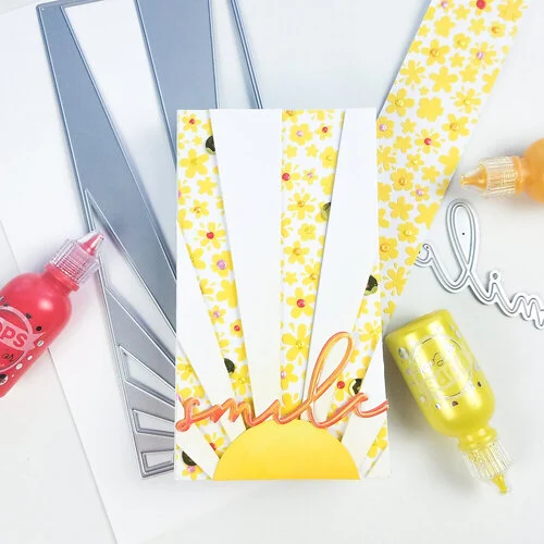 Scrapbook.com - Decorative Die - Slimline - Sunshine - Sunny Days Ahead 8 Scrapbook.com - Decorative Die - Slimline - Sunshine - Sunny Days Ahead