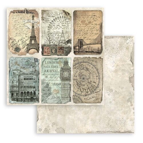 Stamperia - Around The World Collection - 8 x 8 Paper Pad 3 Stamperia - Around The World Collection - 8 x 8 Paper Pad