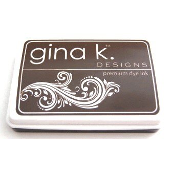 Gina K Designs - Ink Pad - Dark Chocolate 1 Gina K Designs - Ink Pad - Dark Chocolate
