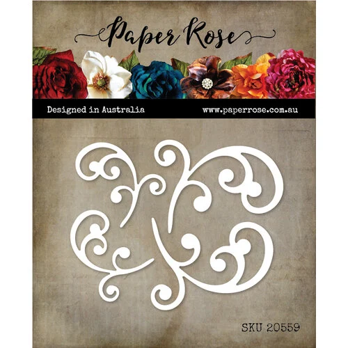 Paper Rose - Dies - Chunky Flourish 1 Paper Rose - Dies - Chunky Flourish