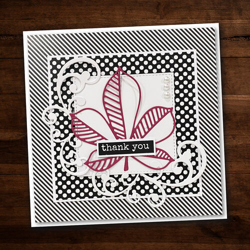 Paper Rose - Dies - Chunky Flourish 3 Paper Rose - Dies - Chunky Flourish