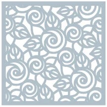 Gina K Designs - Stencils - Rose Swirl 1 Gina K Designs - Stencils - Rose Swirl