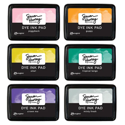 Ranger Ink - Simon Hurley - Dye Ink Pad - Bundle Two 1 Ranger Ink - Simon Hurley - Dye Ink Pad - Bundle Two